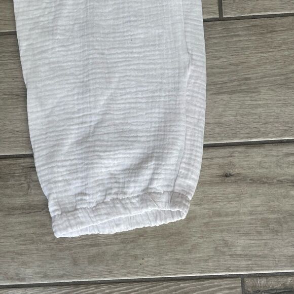 Dreamers White Textured Pants - Picture 4 of 7